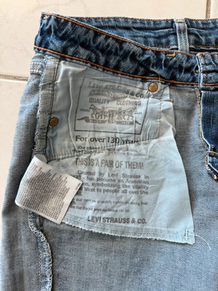Short en jean denim Levis vintage USA style taille 36 très bon état - photo numéro 11