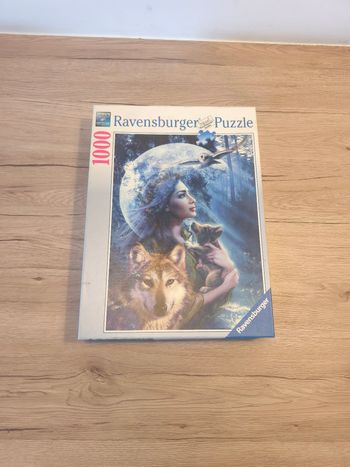 Puzzle 1000 pièces foret loup