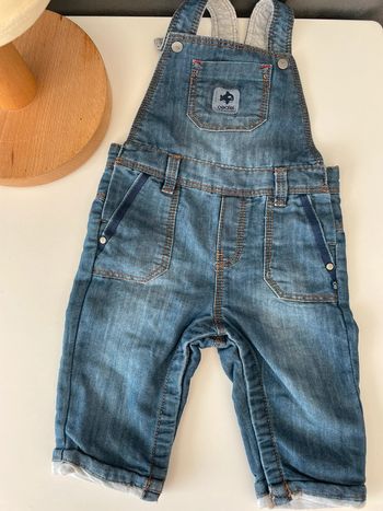 Salopette en jean bébé