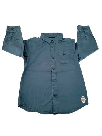 Garçon (taille 6 ans) : belle chemise bleu pétrole