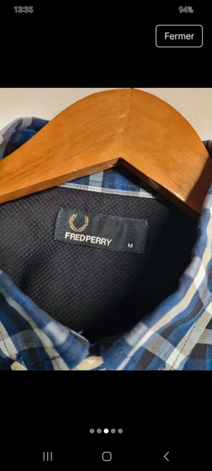 Chemise fred perry - photo numéro 3