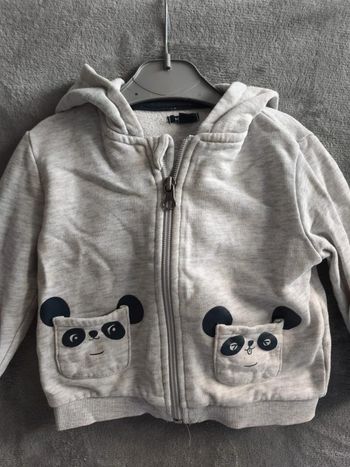 Gilet Motif panda 18 mois