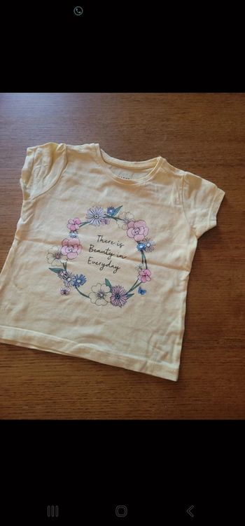 T shirt manche courte 12/18mois