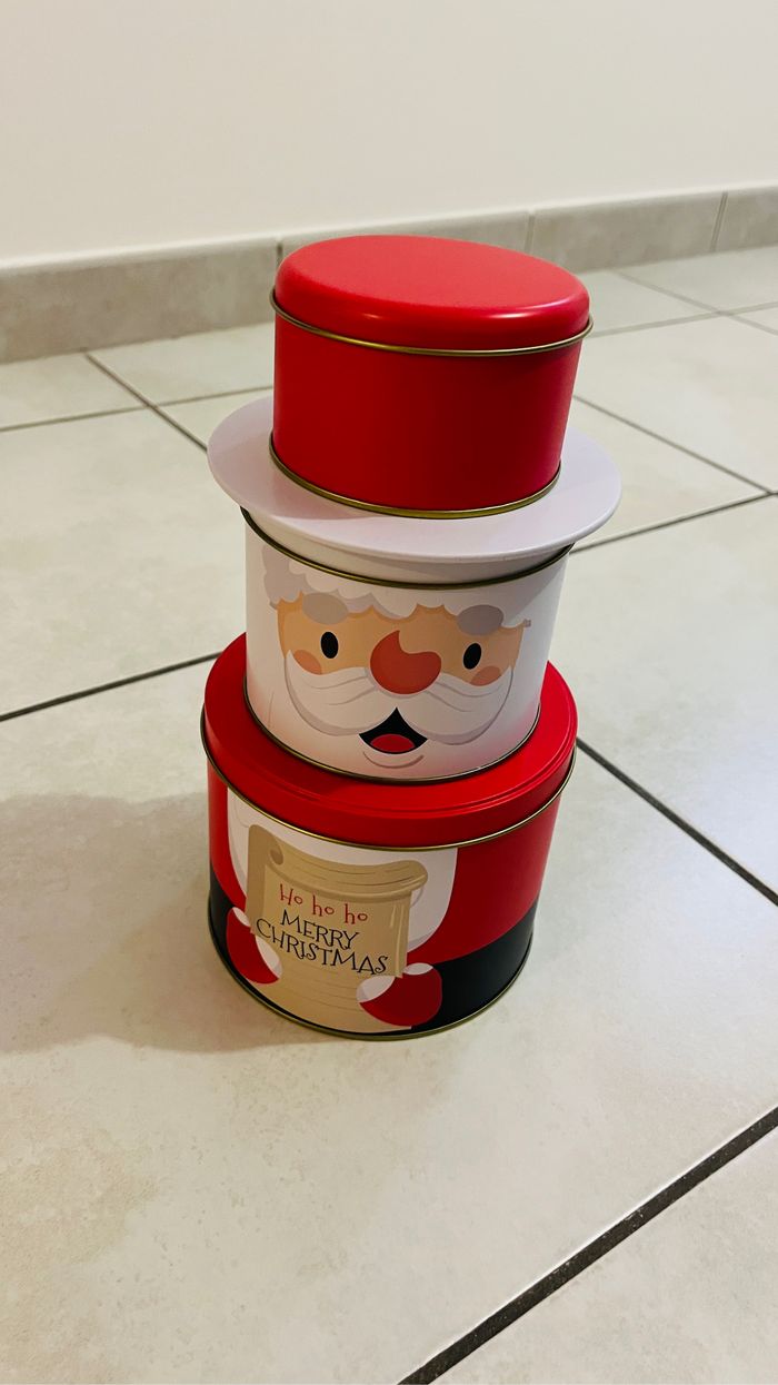Boîte à biscuits de noël