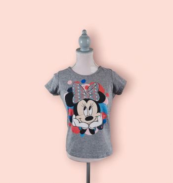 T shirt Minnie gris chiné taille 9 ans