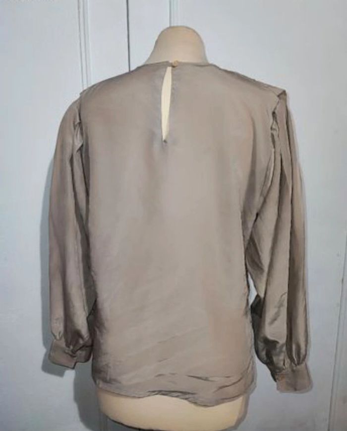 💎 chemise femme en soie vintage Julie Tess Paris made in France haute couture - photo numéro 7