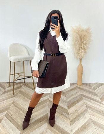 Robe chemise/pull Neuve