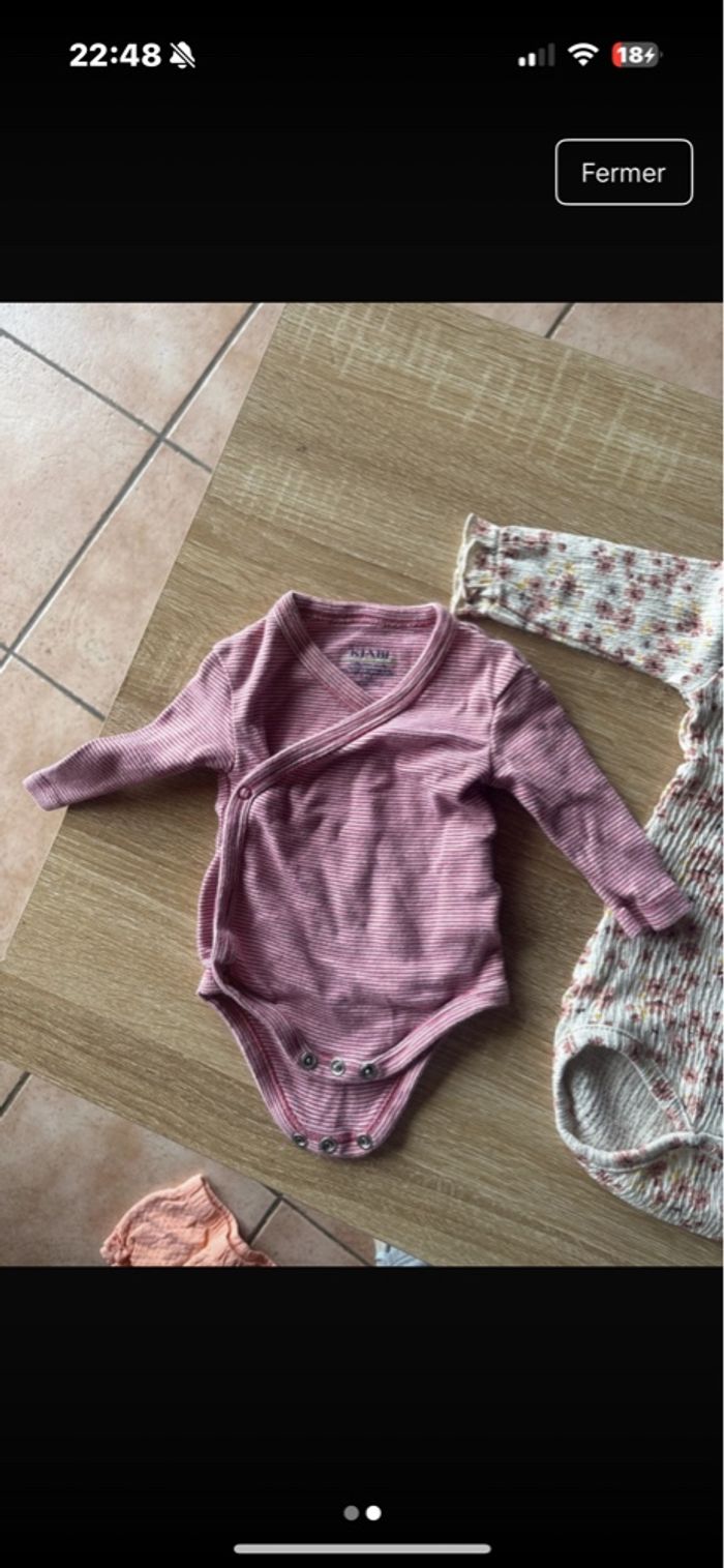 Lot de 2 bodies