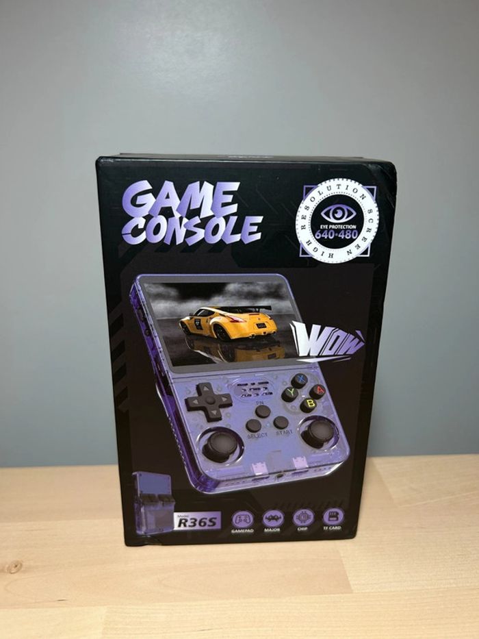 Console portable Rétrogaming R36S Noir transparent - Neuve - Écran IPS - 128Go - photo numéro 5