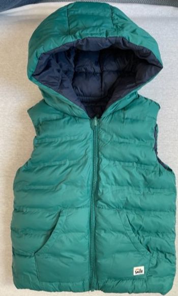 Doudoune Blouson sans manches réversible à capuche 98cm 36m 3a