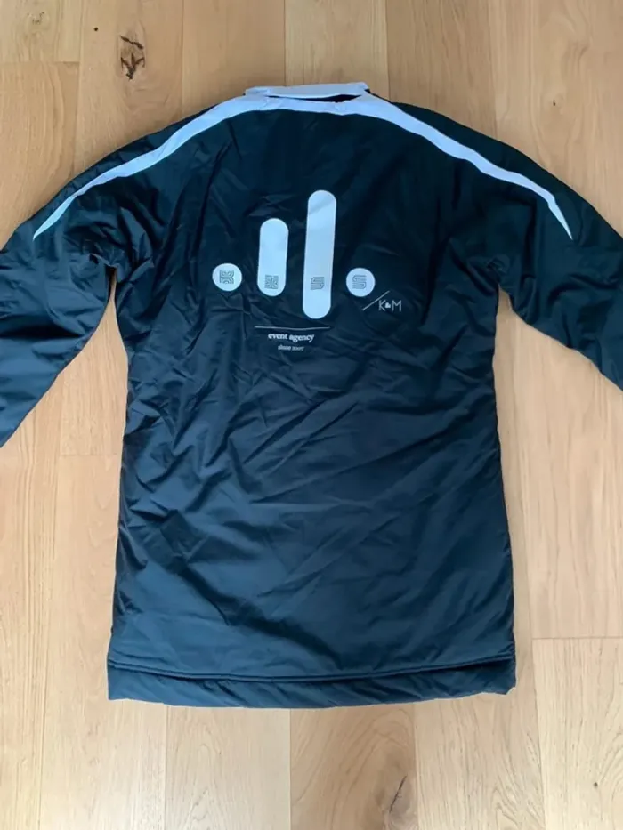 Doudoune noire foot taille S erima - photo numéro 10