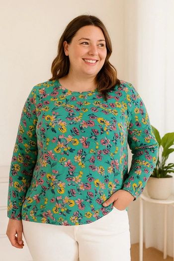 Blouse fleurie 44