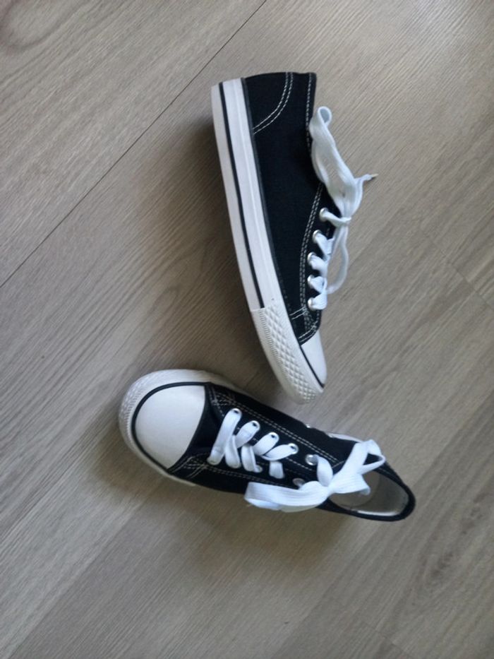 Baskets en toile style converse - photo numéro 2