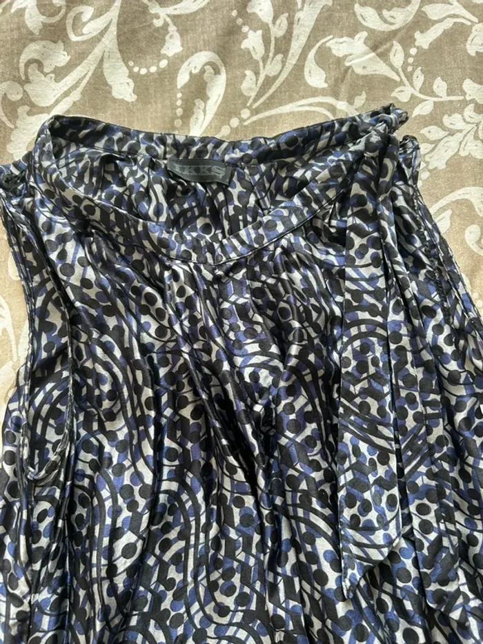Robe longue ikks bleu taille 38 - photo numéro 4
