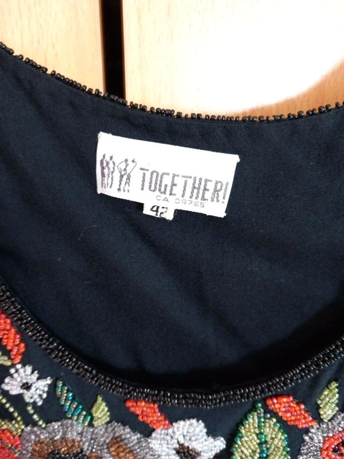 Tunique débardeur brodé T42 ka redoute - photo numéro 2