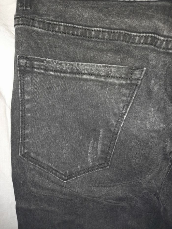 Jeans délavé skinny noir - photo numéro 9