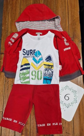 Ensemble 3 pièces 6 mois