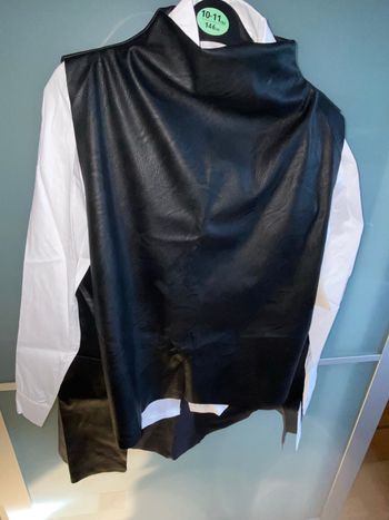 Chemise + tunique similicuir