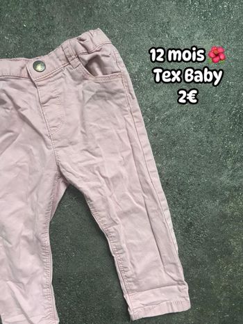 Pantalon 🌺 12 mois 🌺 Tex Baby