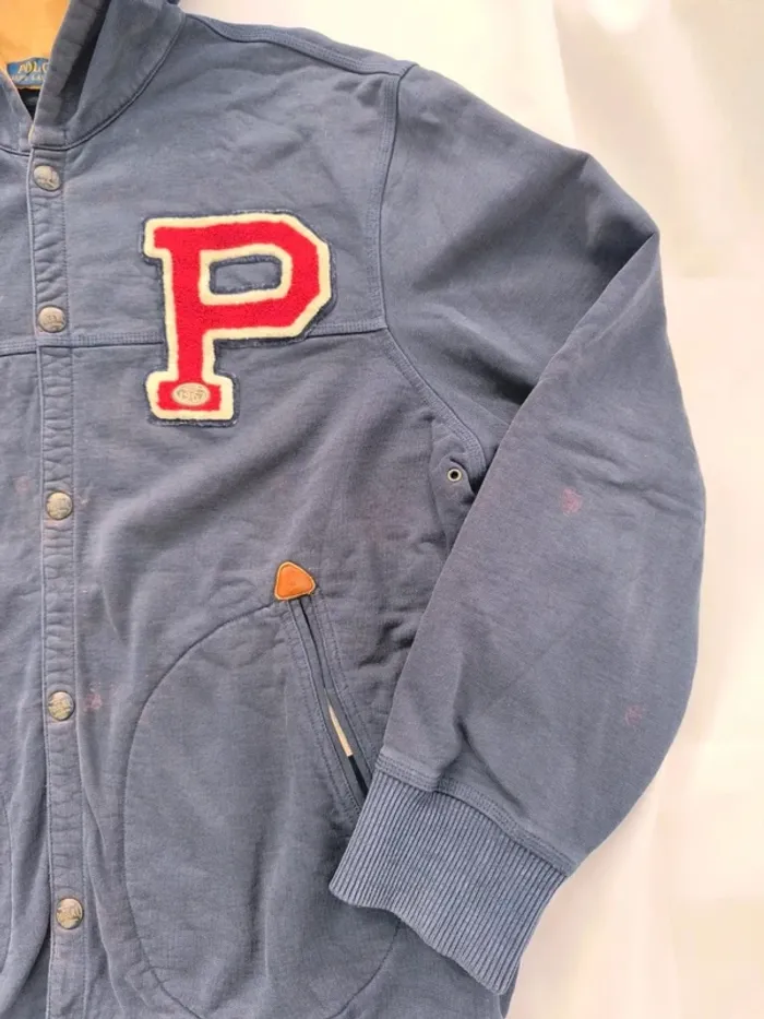 Sweat veste Ralph Lauren homme old school bon état taille XL - photo numéro 9