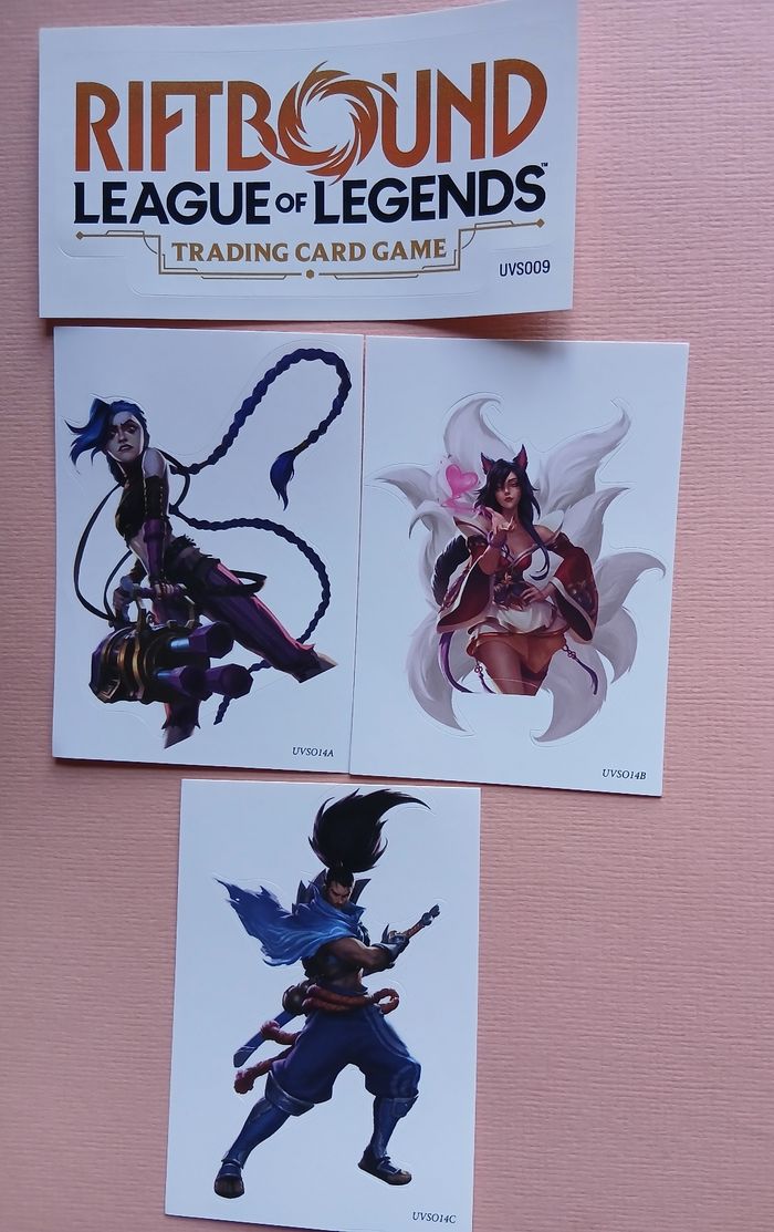 Riftbound League of legends: Lot 4 stickers - photo numéro 2