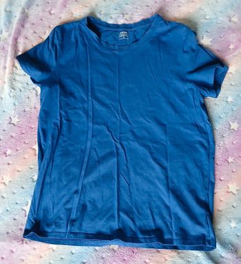 Tee-shirt bleu nuit kiabi