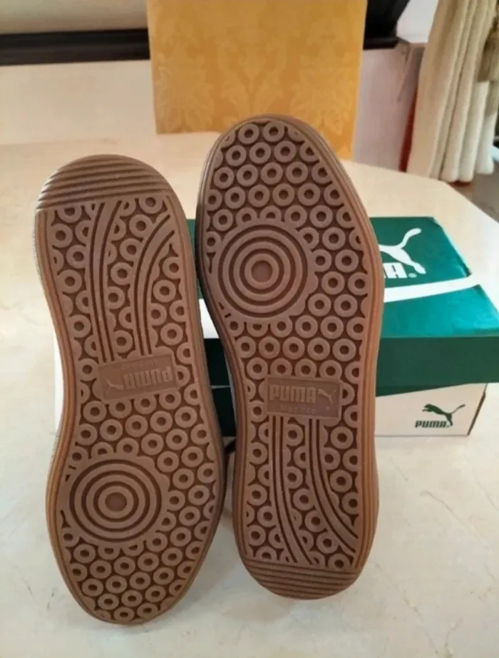 Modèle rare - baskets Puma Palermo chics couleur marron neuves - photo numéro 7