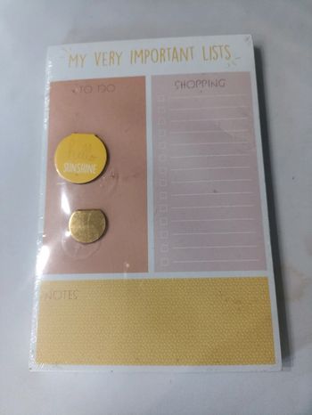 Carnet to do list et shopping