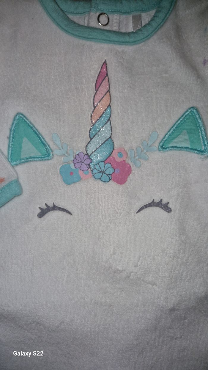 Pyjama licorne ORCHESTRA 1M/54CM - photo numéro 4
