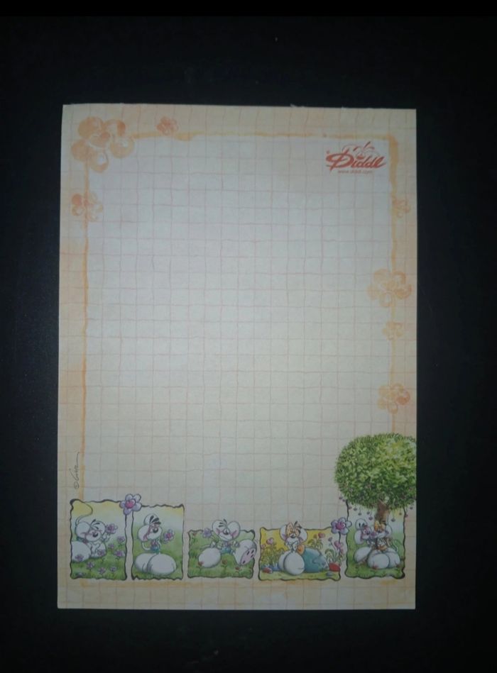 Diddl - Feuille A6 neuve - 0,20€