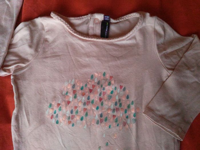 T-shirt rose clair - photo numéro 2