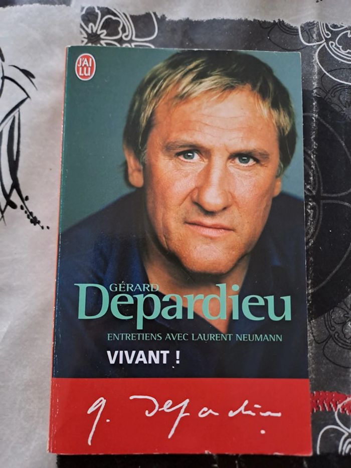 Livre Vivant ! Gérard Depardieu
