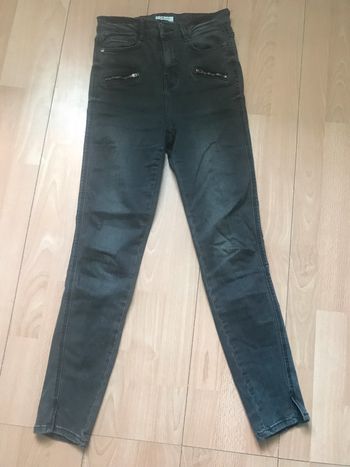 Jeans slim taille haute T36