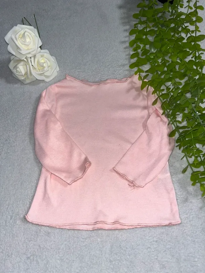 Très jolie tee shirt à longue manche bébé fille