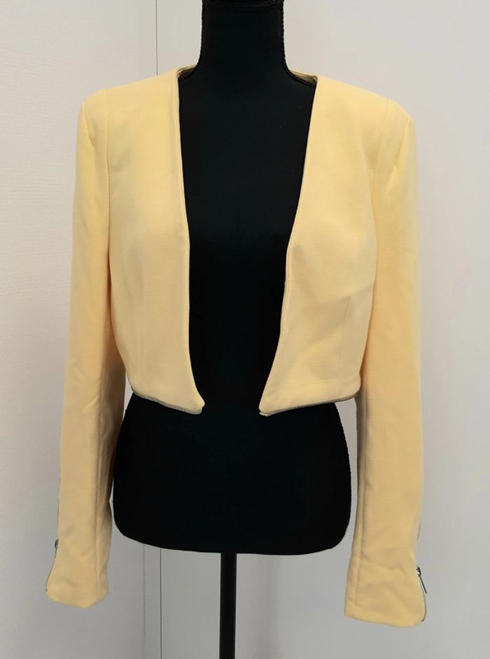 Très jolie veste / blazer courte style jaquette à basque Pimkie - photo numéro 5