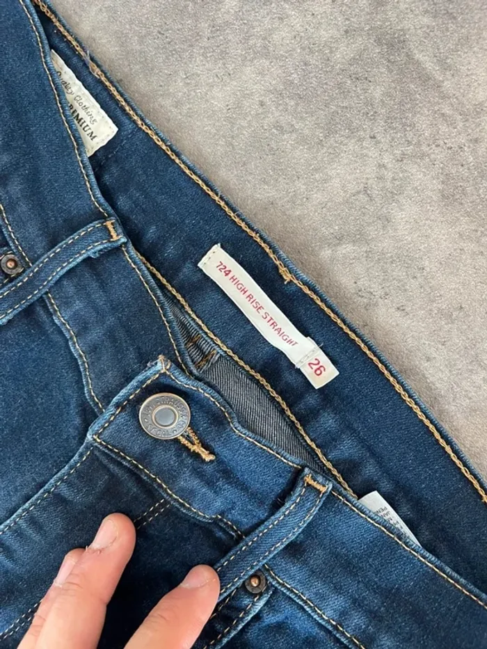 Levi’s 724 High Rise Straight W26 L30 - photo numéro 7