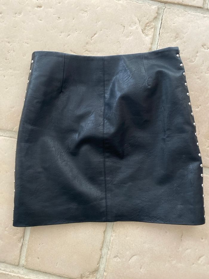Jupe Cuir synthétique Morgan très peu portée - photo numéro 4