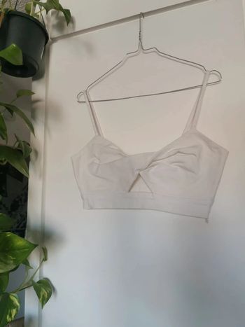 Croptop blanc Zara