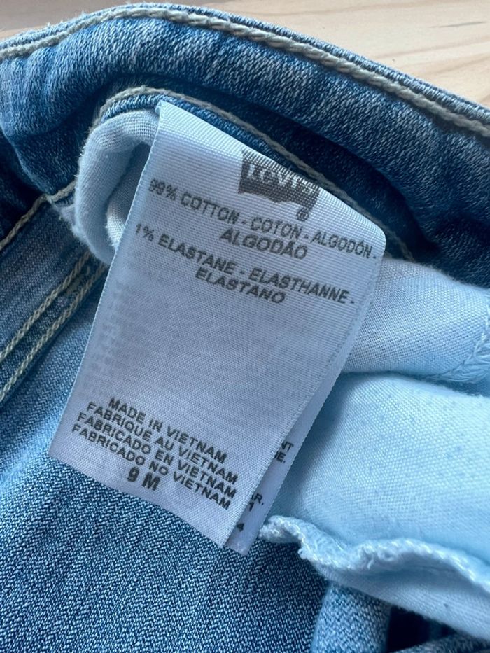Short en jean Lévis 518 vintage usa taille 36/38 bleu top état - photo numéro 9