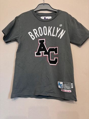 🌷T-shirt manche courte gris american college 8 ans🌷