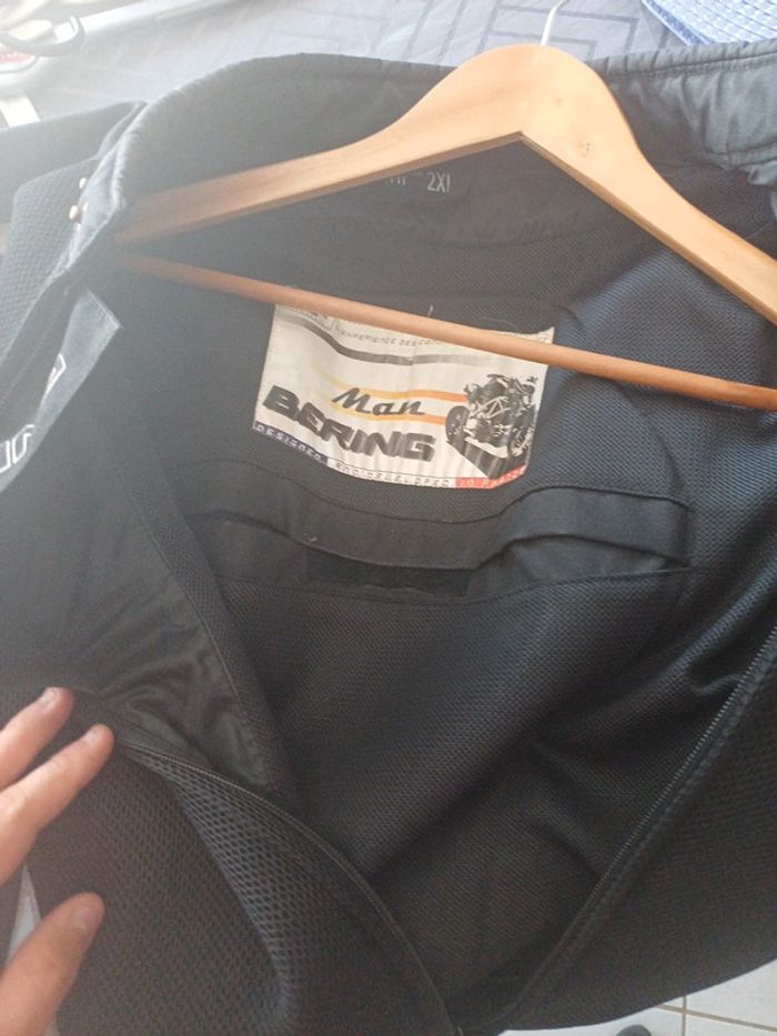 Blouson cuir moto semi été/hiver taille 2XL bon état - photo numéro 11