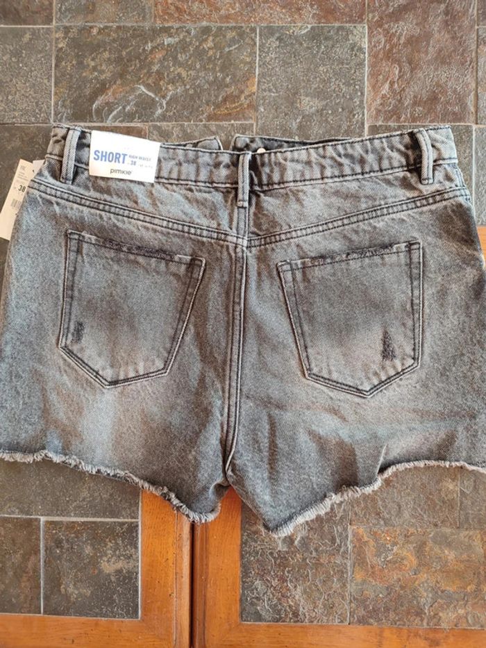 Short en jean noir neuf Pimkie - photo numéro 4