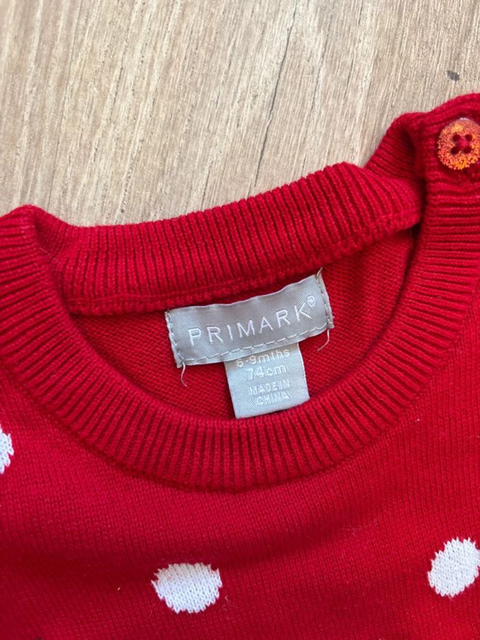 Robe pull Noël Renne 9 mois - photo numéro 2