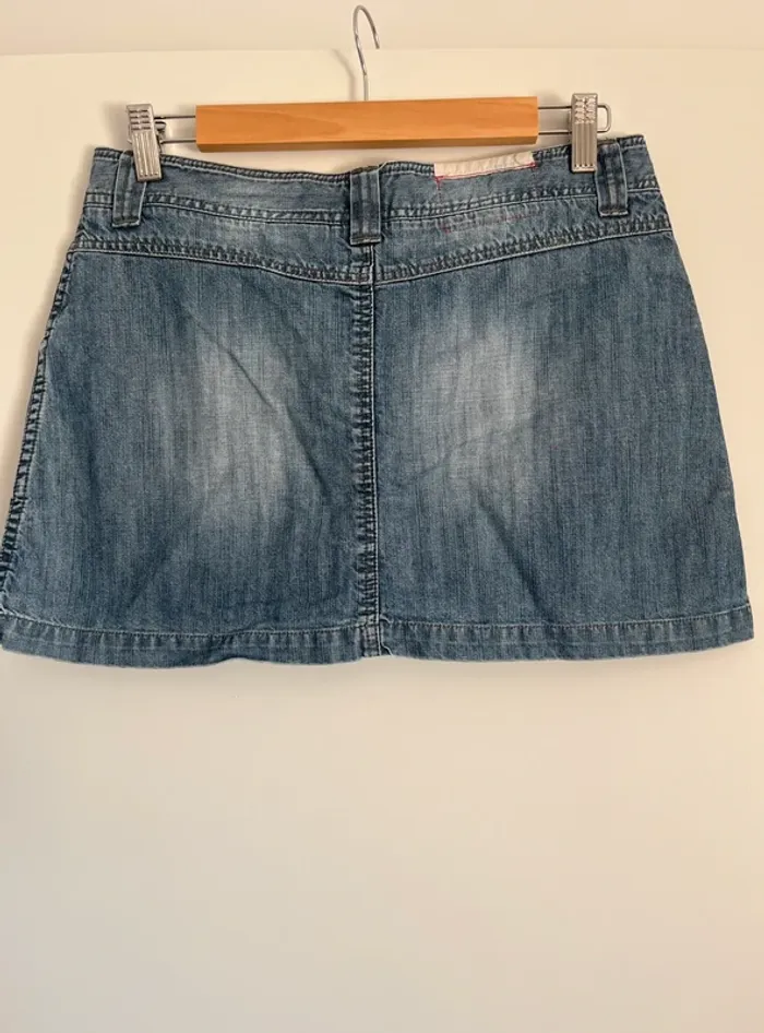 Mini jupe en jean taille basse IKKS - photo numéro 7