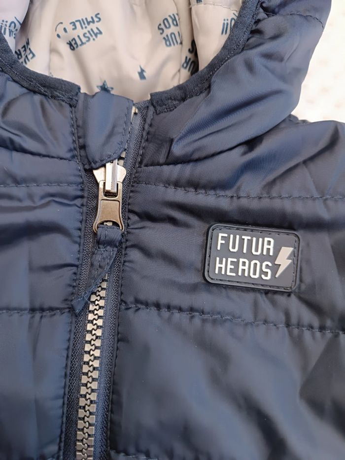 🔸 Doudoune fine réversible Baby by Gémo - 6 mois 🔸 - photo numéro 5