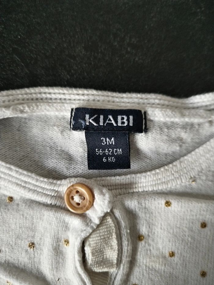 Gilet pois doré - photo numéro 2