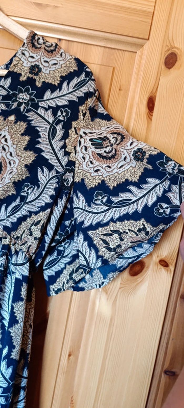 Robe longue à motif vintage / baroque