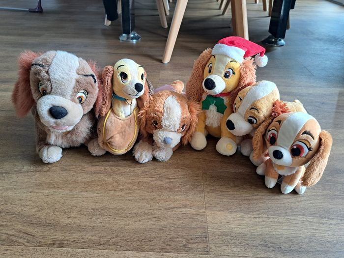 Lot peluche Belle Et Le Clochard