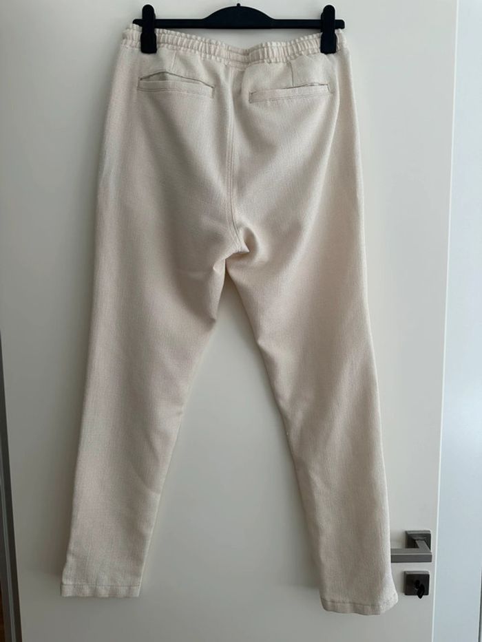 Pantalon beige joggers homme taille L - fashion nova très bon état - photo numéro 5