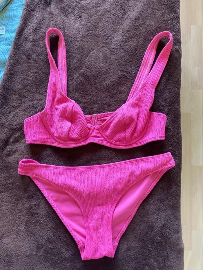 maillot de bain rose fushia